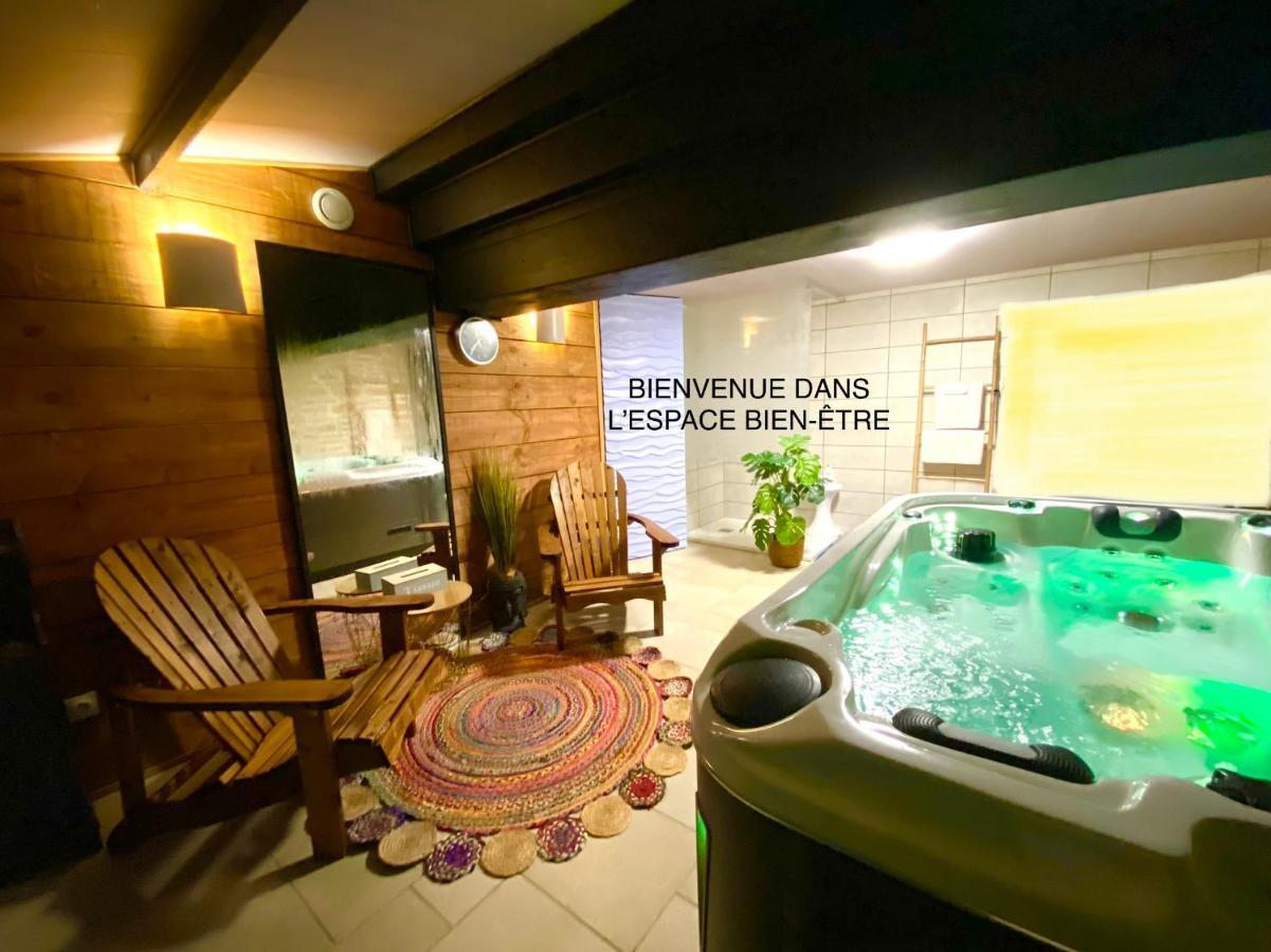 Le Cocon Boheme - Maison Climatisee Au Coeur De Sarlat - Parking - Piscine Chauffee - Spa Et Massages Exteriör bild