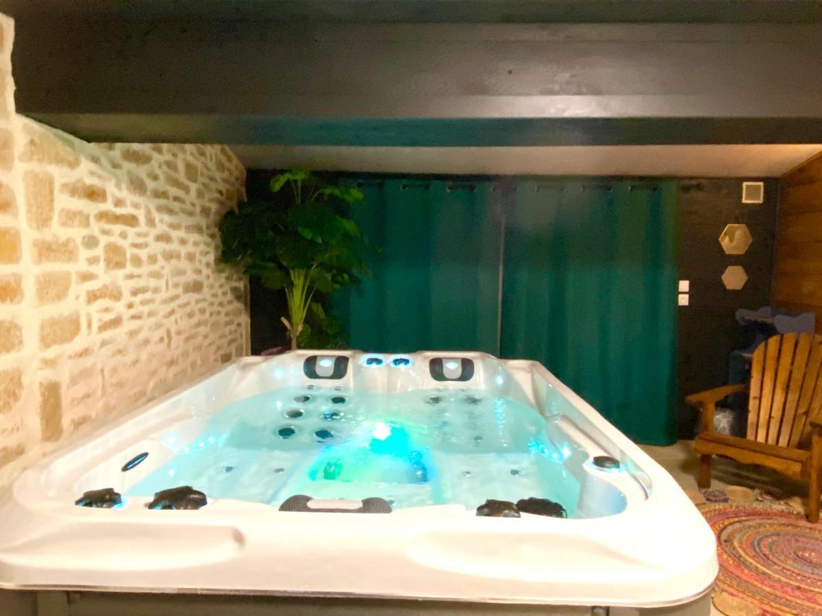 Le Cocon Boheme - Maison Climatisee Au Coeur De Sarlat - Parking - Piscine Chauffee - Spa Et Massages Exteriör bild